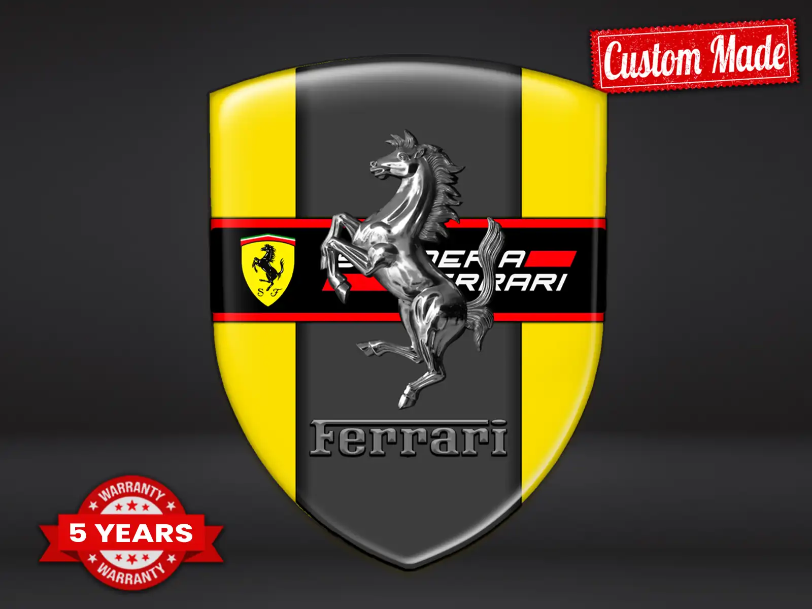 Ferrari Autodekor Design Anpassbar Professionell Minimal